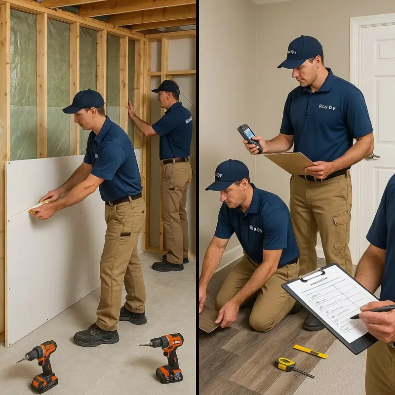 Repairs and Reconstruction process in East Greenville, PA